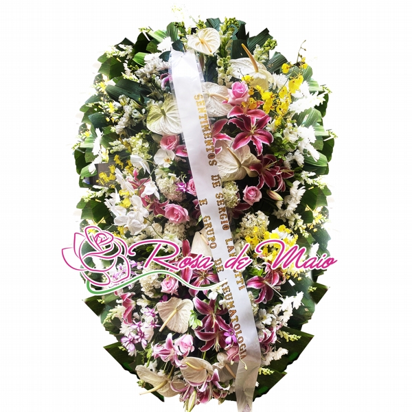 COROA DE FLORES SUPER BETA  (RM 919)