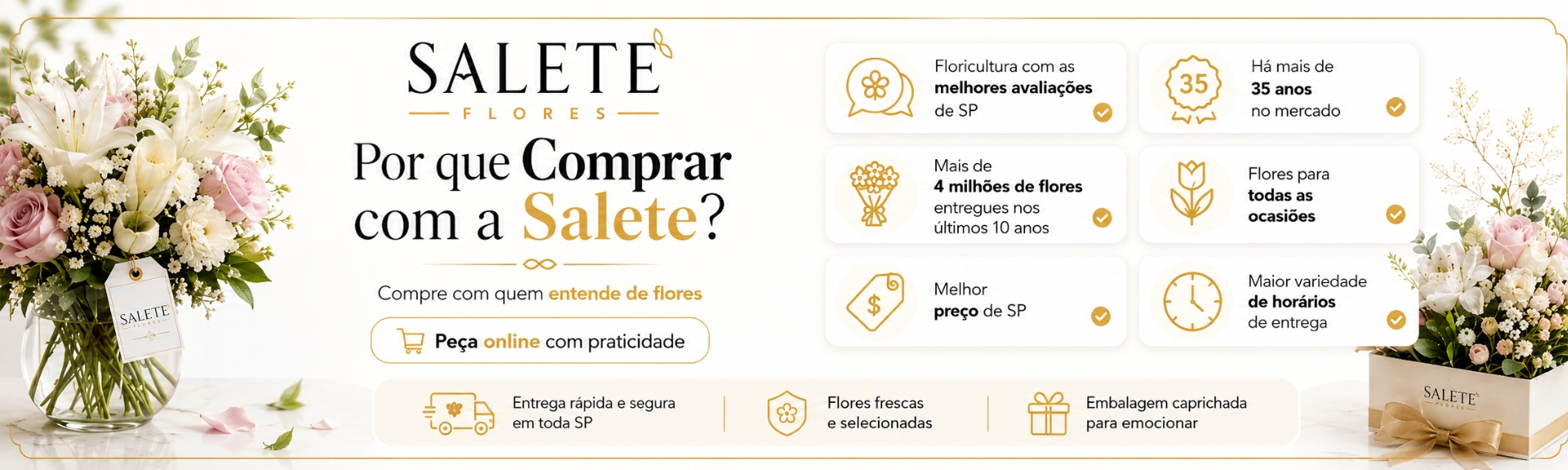 motivos para comprar com a salete