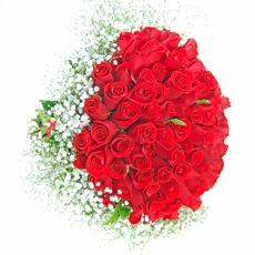 Buqu Exploso de Amor  60 Rosas Vermelhas Nacionais