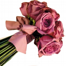 Buque de noiva com rosas cor de rosa