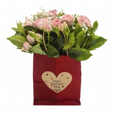 Bag De Rosas Spray Cor de Rosa