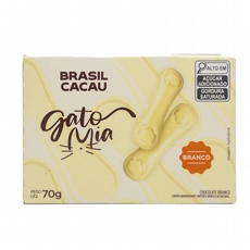 Chocolate Brasil Cacau Gato Mia - BRANCO