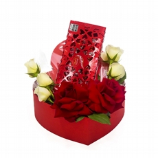 Arranjo Grandioso Amor Com Chocolate Lindt