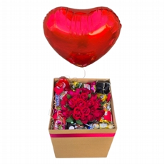 Gift Box Corao  Vermelho