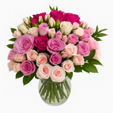 Suspiro de Rosas no Vaso