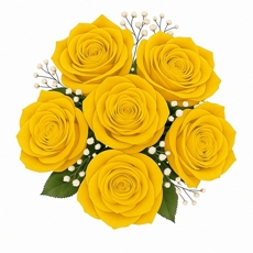 Buqu Simplicidade Amarelo