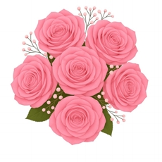 Buqu Simplicidade Rosa