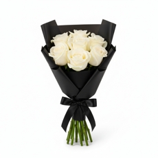 Buqu� 7 Rosas Brancas