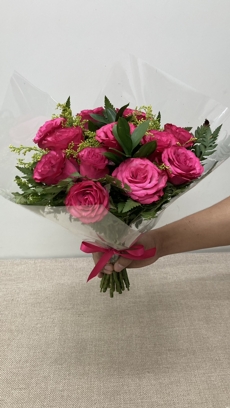 Buqu� Ramalhete de Rosas Pink