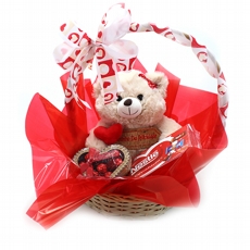 Kit Urso De Pelcia Com Plaquinha E Chocolates