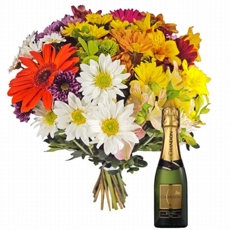 buquet campestre com chandon